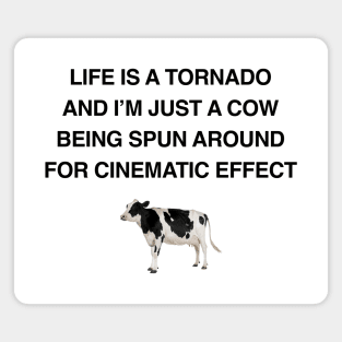 LIFE IS A TORNADO Magnet